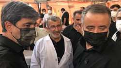 بازدید استاندار سمنان و ریاست دانشگاه از موکب سفید پوشان اربعین حسینی دانشگاه در کربلا